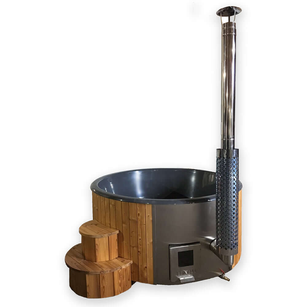 SaunaLife S4N 6-Person Wood-Fired Hot Tub | Model S4N