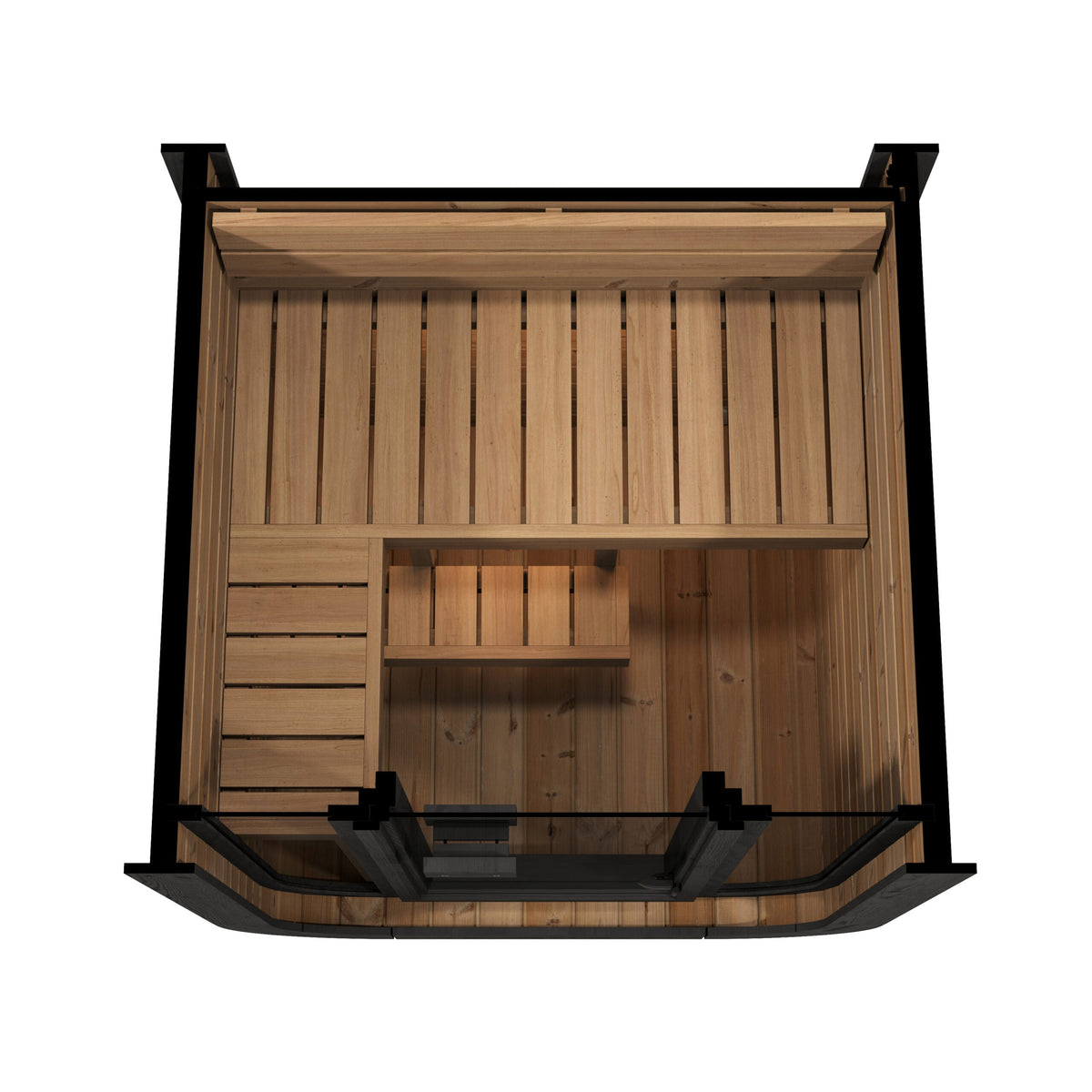SaunaLife CL3G 2-Person Cube-Series Outdoor Sauna Kit