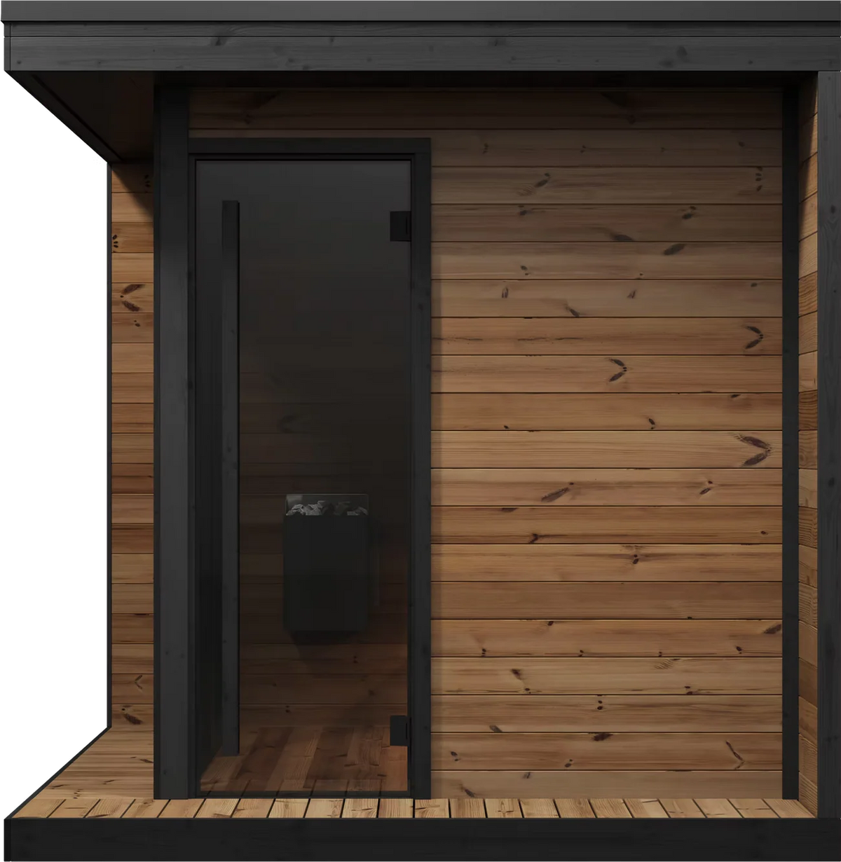 SaunaLife GL6 6-Person Outdoor Traditional Sauna Kit