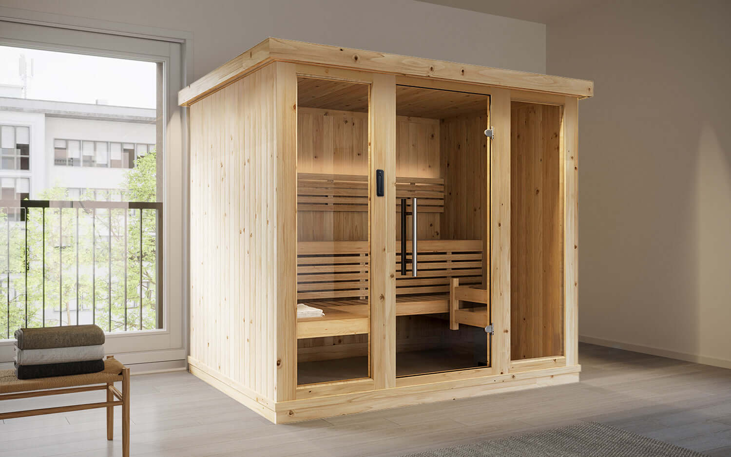 2 Person Home Sauna