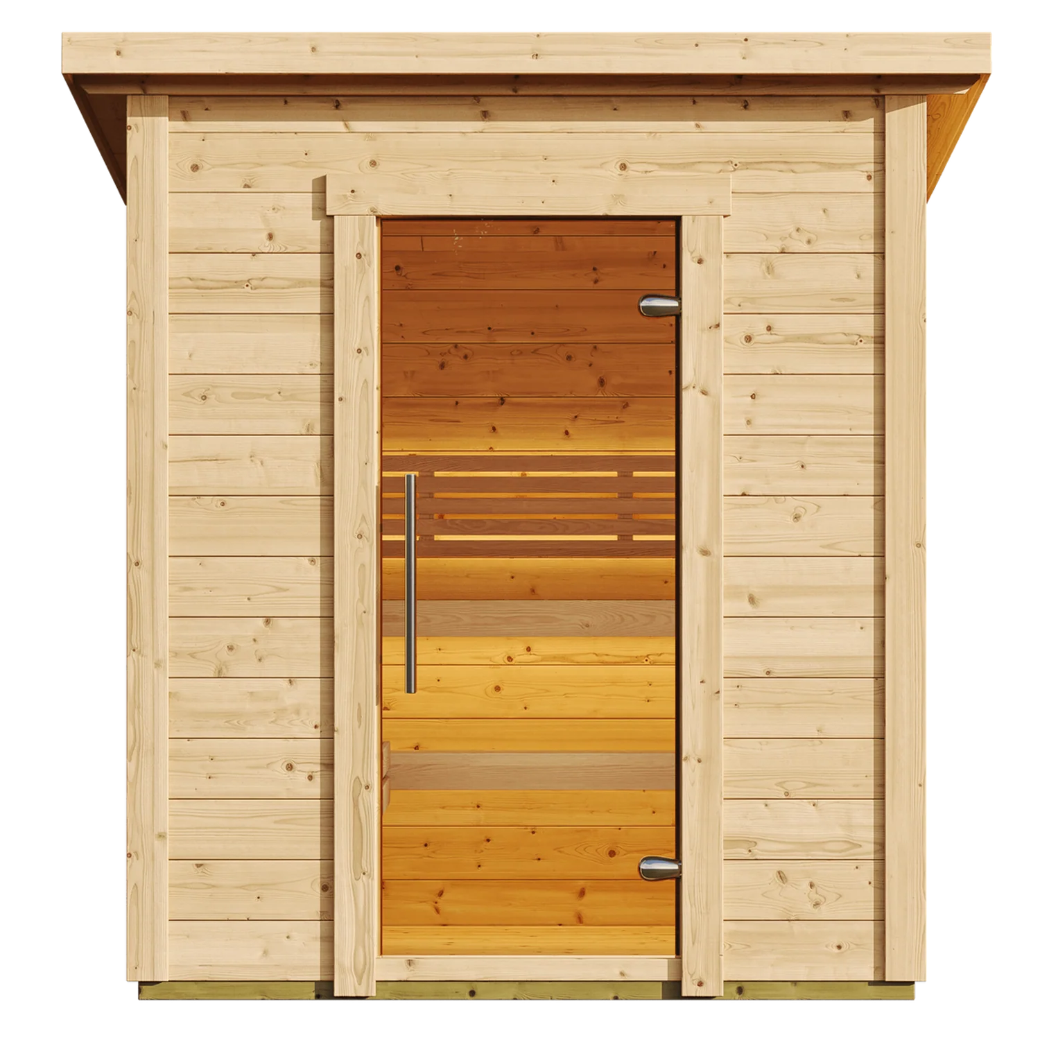 SaunaLife G2 4-Person Traditional Outdoor Sauna Cabin