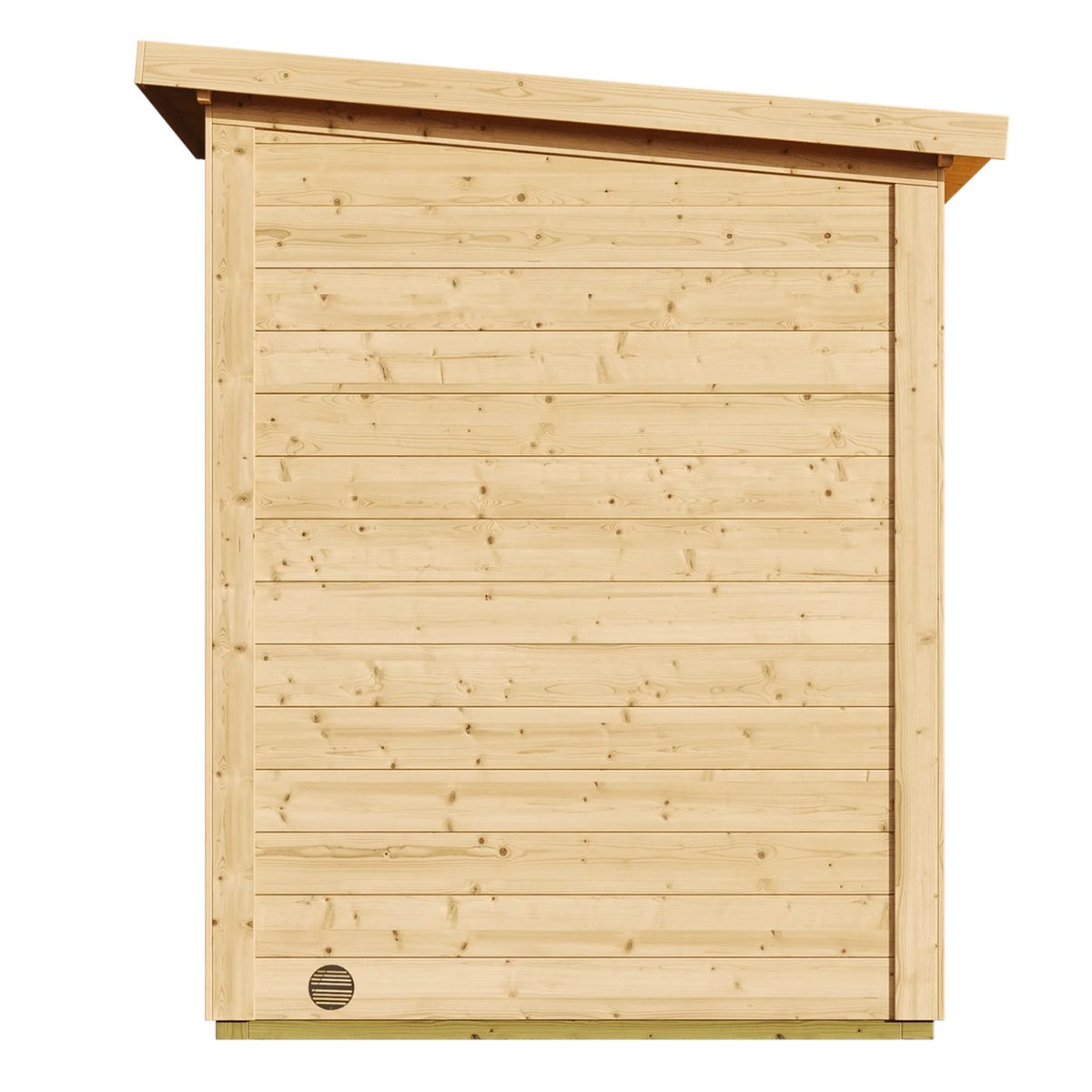 SaunaLife G2 4-Person Traditional Outdoor Sauna Cabin