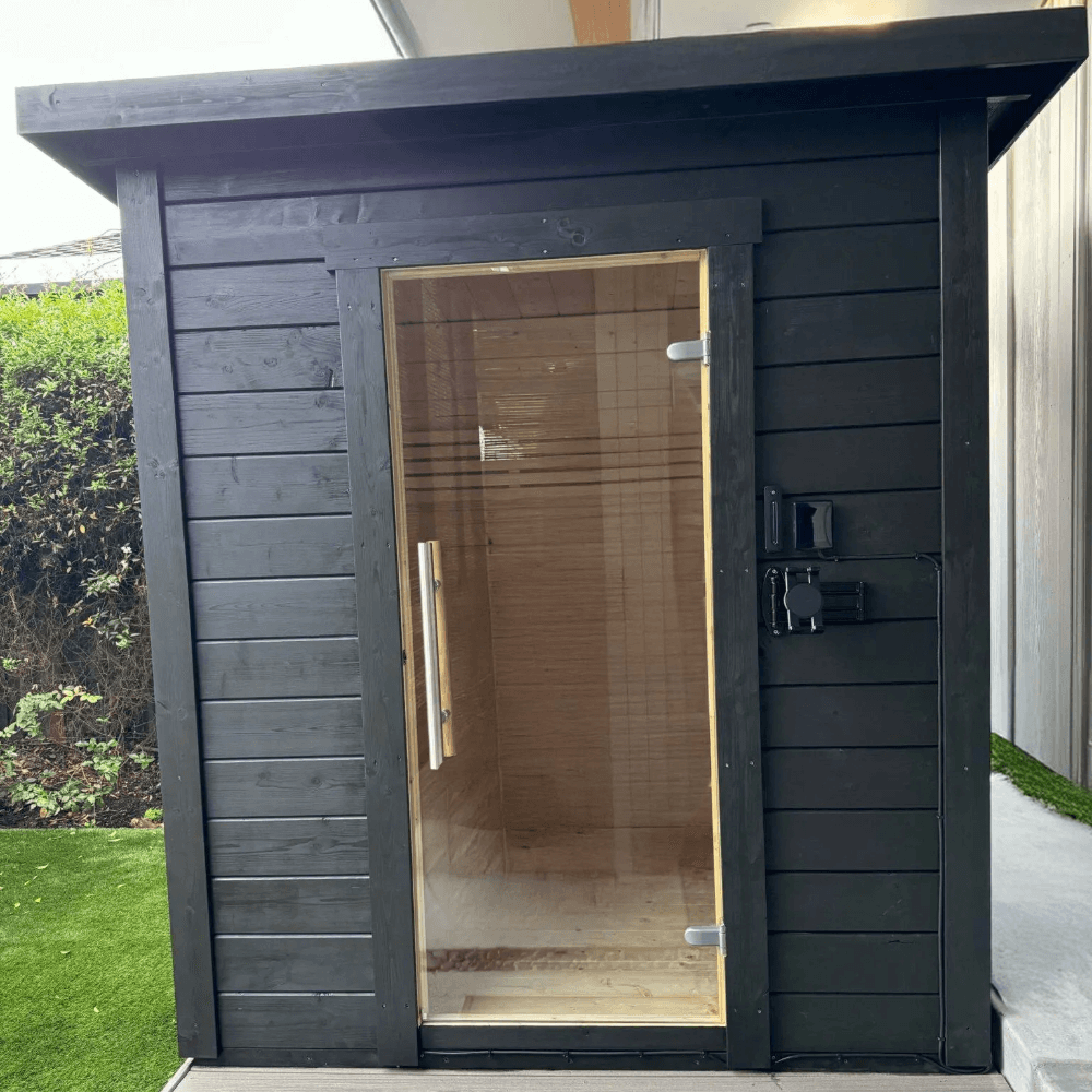 Saunalife G2 4 Person Traditional Outdoor Sauna Cabin