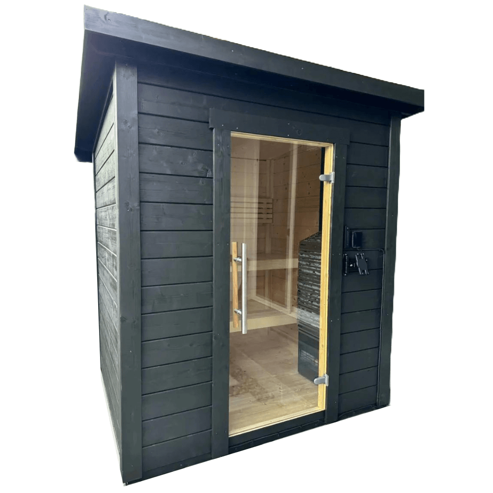 Saunalife G2 4 Person Traditional Outdoor Sauna Cabin