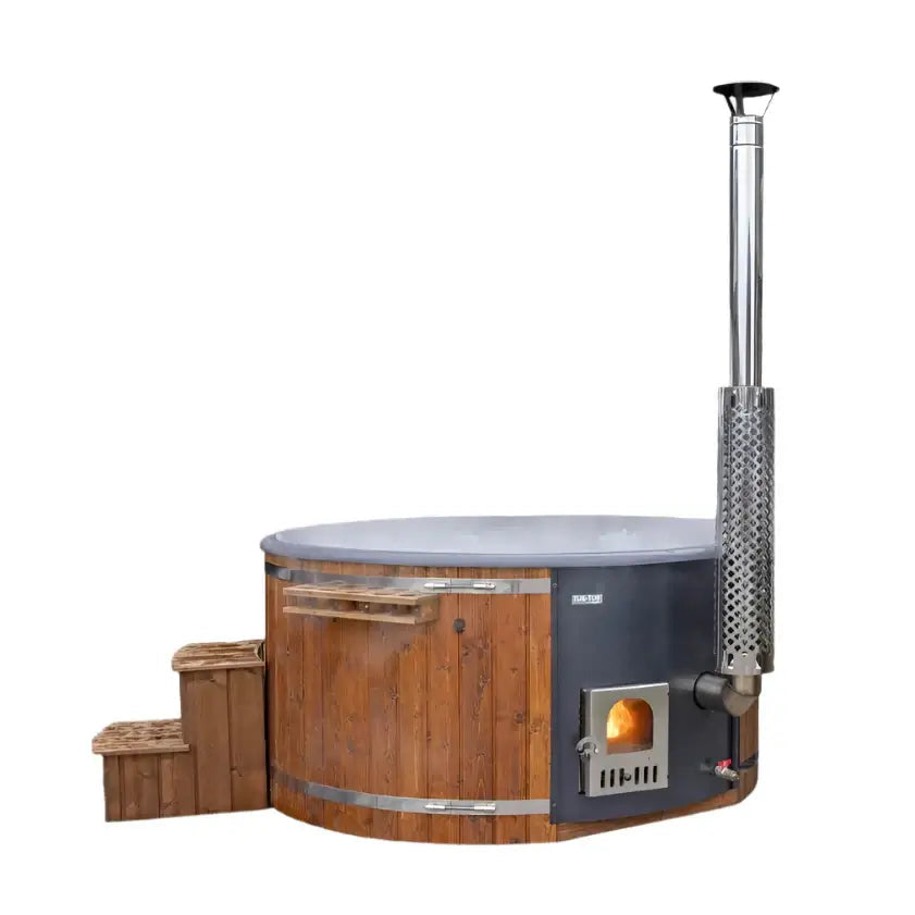 SaunaLife S4N 6-Person Wood-Fired Hot Tub | Model S4N