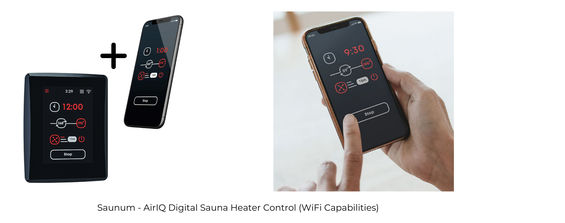 Saunum Electric Sauna Heater w/Climate Equalizer 9.6kW | AIR 10