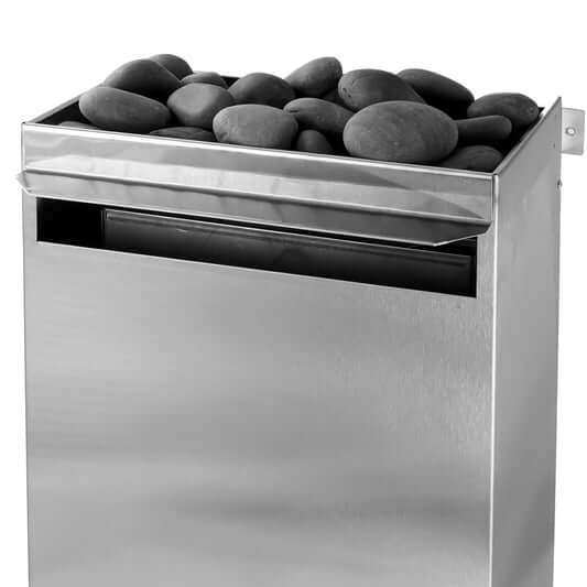 Scandia 2-8 Person Electric Barrel Sauna w/ Canopy, Electric Heater Included