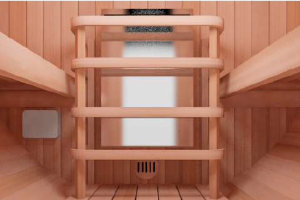 Scandia 2-8 Person Barrel Sauna w/ Electric Heater