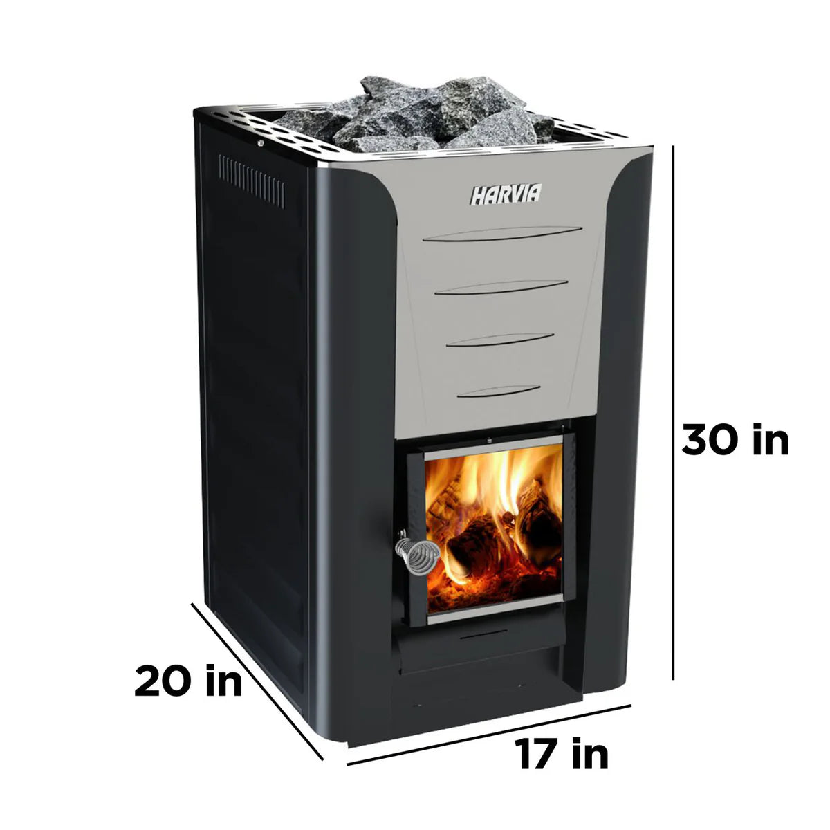 Harvia PRO 20 24kW Wood-Burning Sauna Stove