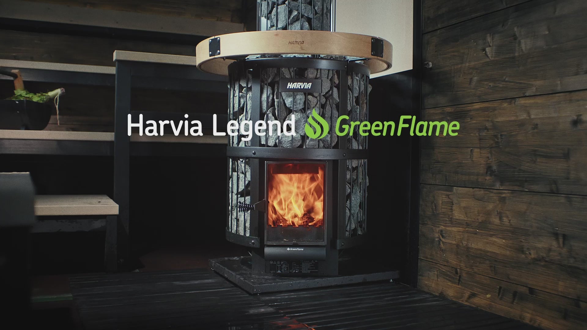 Harvia Legend 240 GreenFlame 15.9kW Wood-Burning Sauna Stove