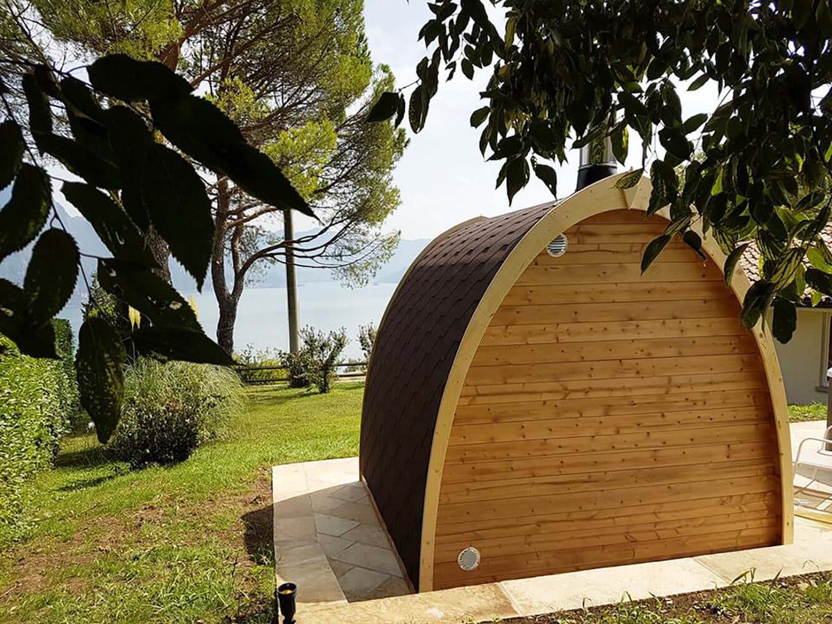 Saunalife G3 4-Person Traditional Outdoor Sauna Pod