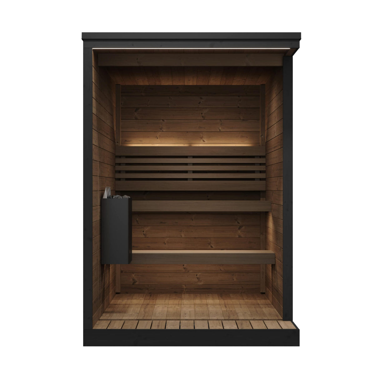 SaunaLife GL4 4-Person Outdoor Traditional Sauna Kit