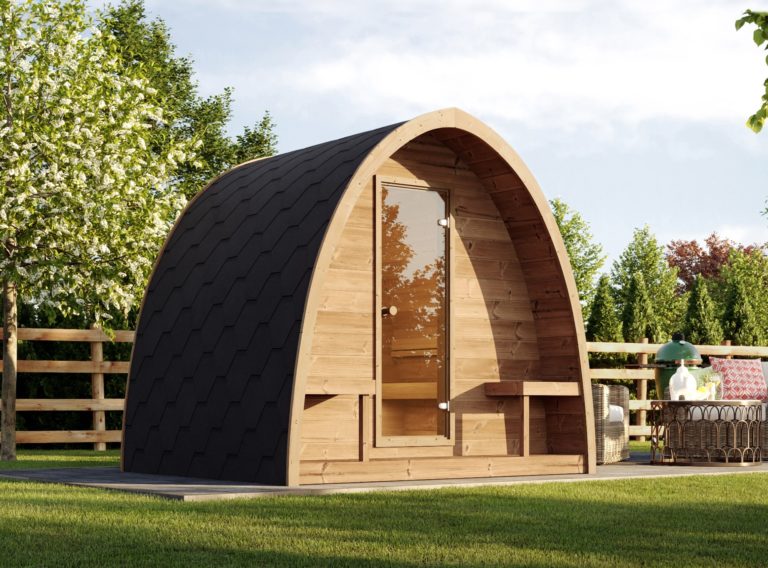 Saunalife G3 4-Person Traditional Outdoor Sauna Pod