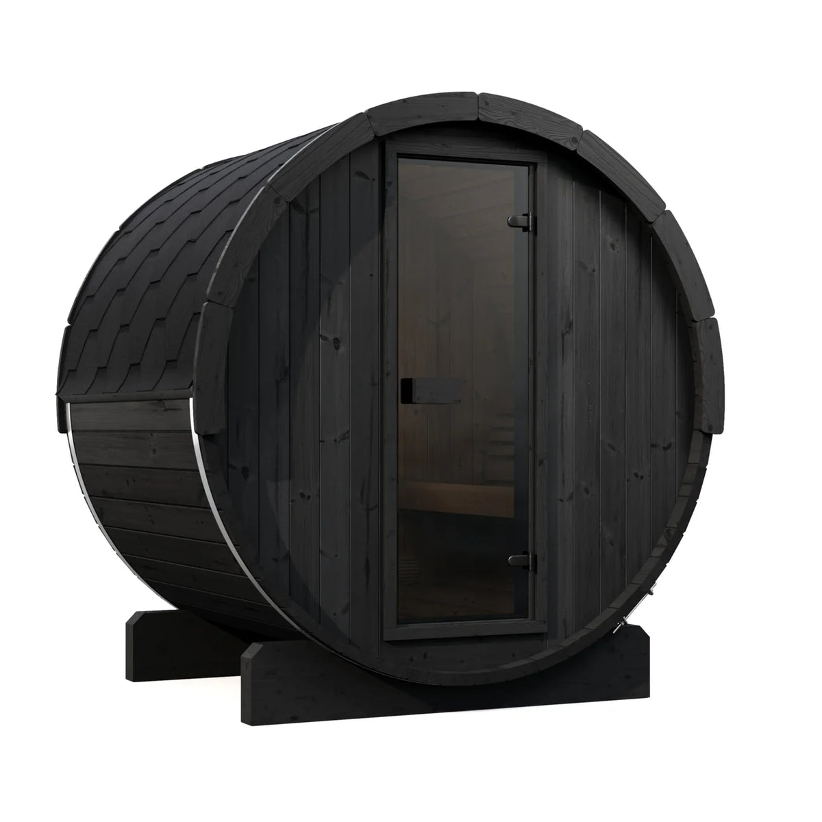 SaunaLife E6 2-4 Person Barrel Sauna | Ergo Model E6