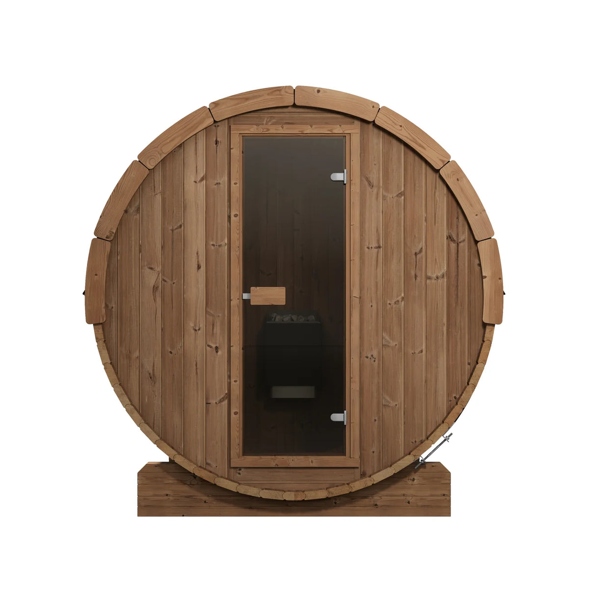 SaunaLife E7 4-Person Barrel Sauna | Ergo Model E7