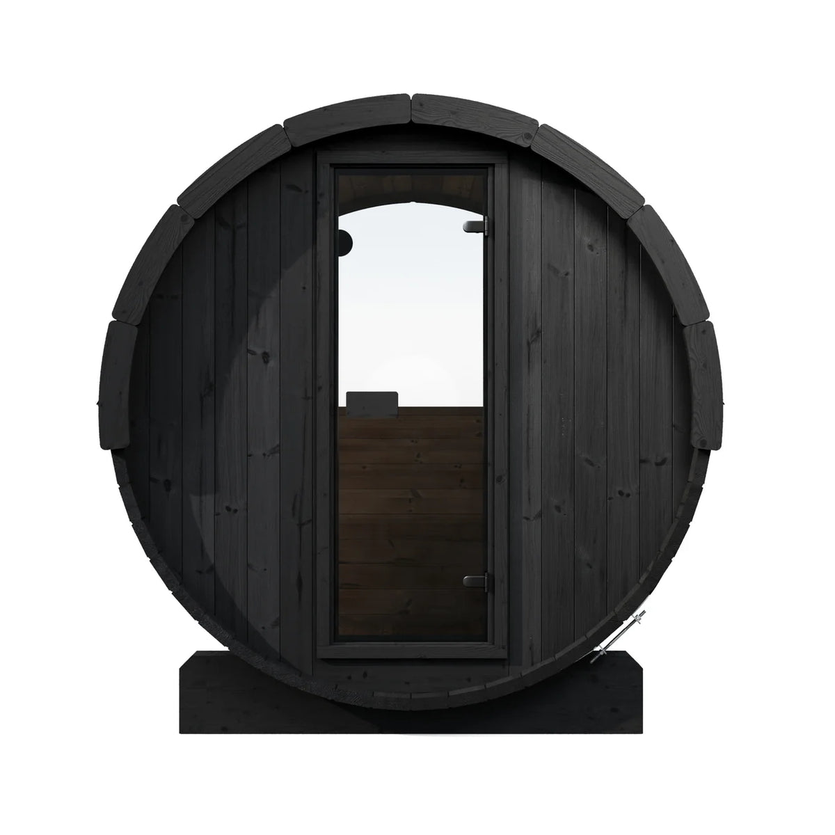 SaunaLife E7W 4-Person Barrel Sauna w/ Rear Window | Ergo Model E7W