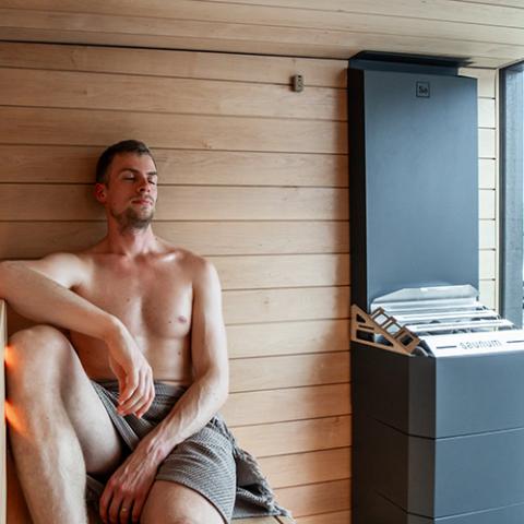 Saunum Electric Sauna Heater w/Climate Equalizer 9.6kW | AIR 10