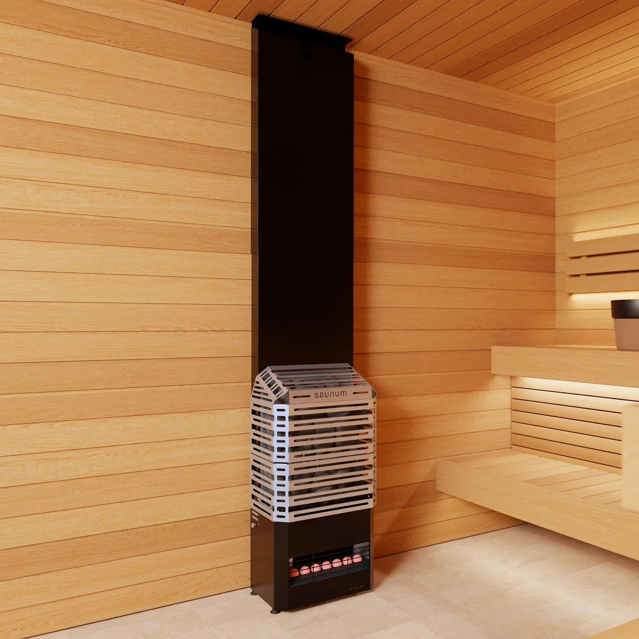 Saunum Electric Sauna Heater w/Climate Equalizer 4.8kW | AIR 5