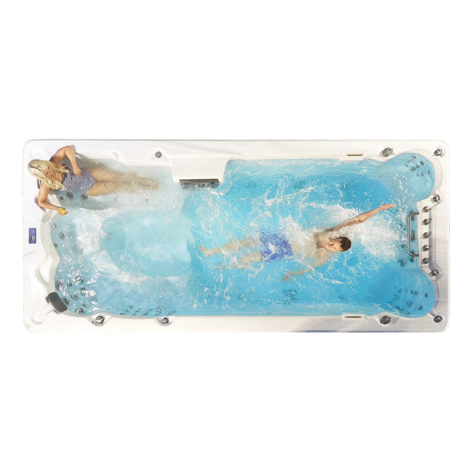 Canadian Spa 16ft Swim Spa 19HP-Jet 7-Person XTrainer