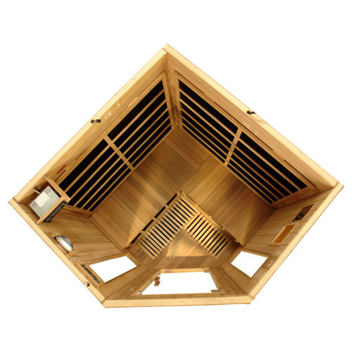 HealthSmart 4-Person Corner FAR Infrared Sauna