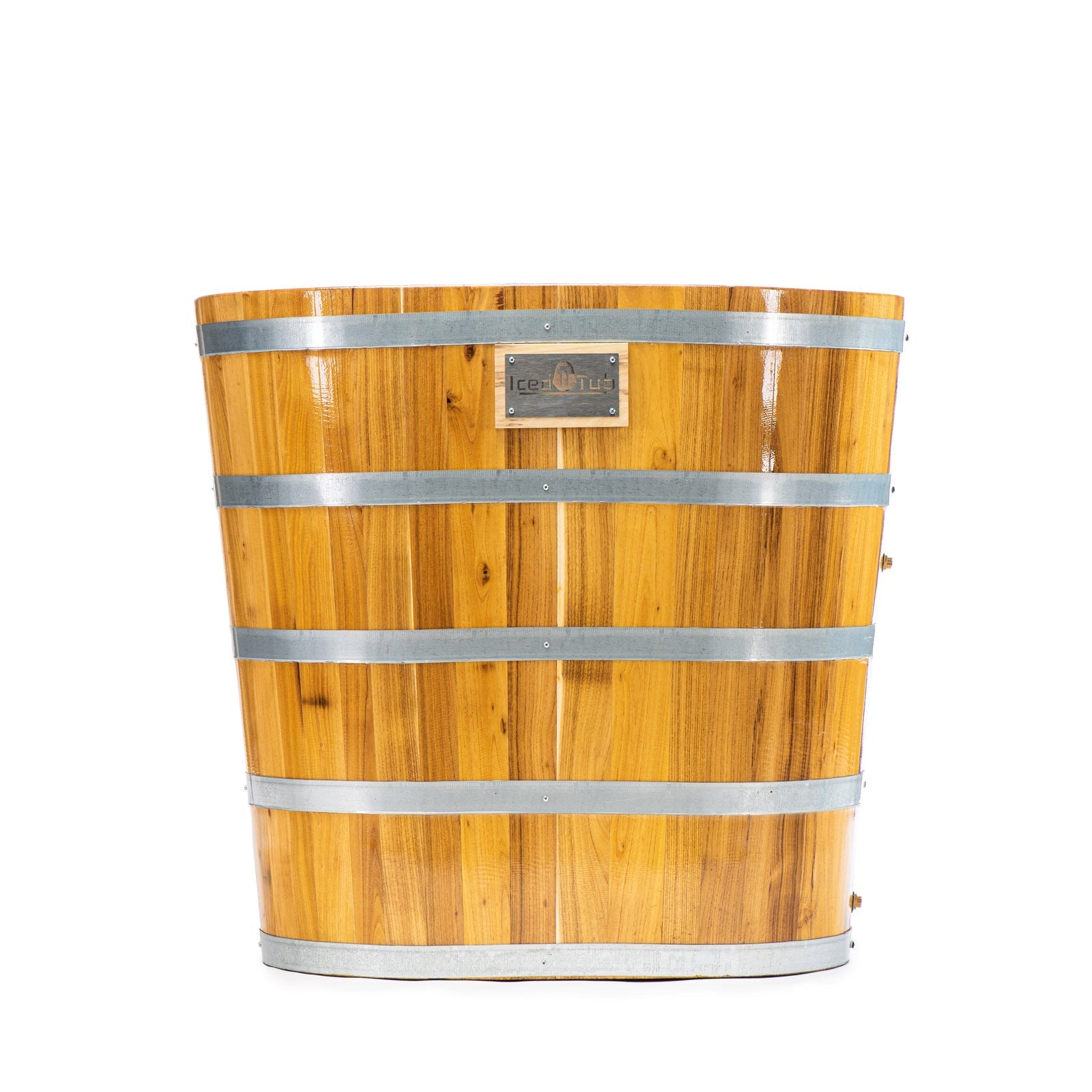 iCed Tub iCedArc Ellipse Shaped Wooden ice bath