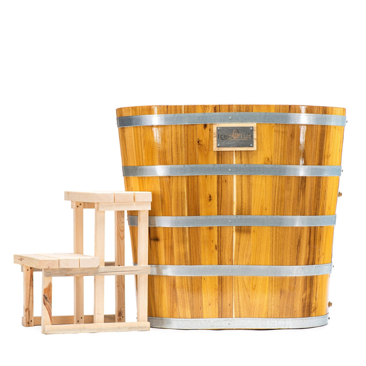 iCed Tub iCedArc Ellipse Shaped Wooden ice bath