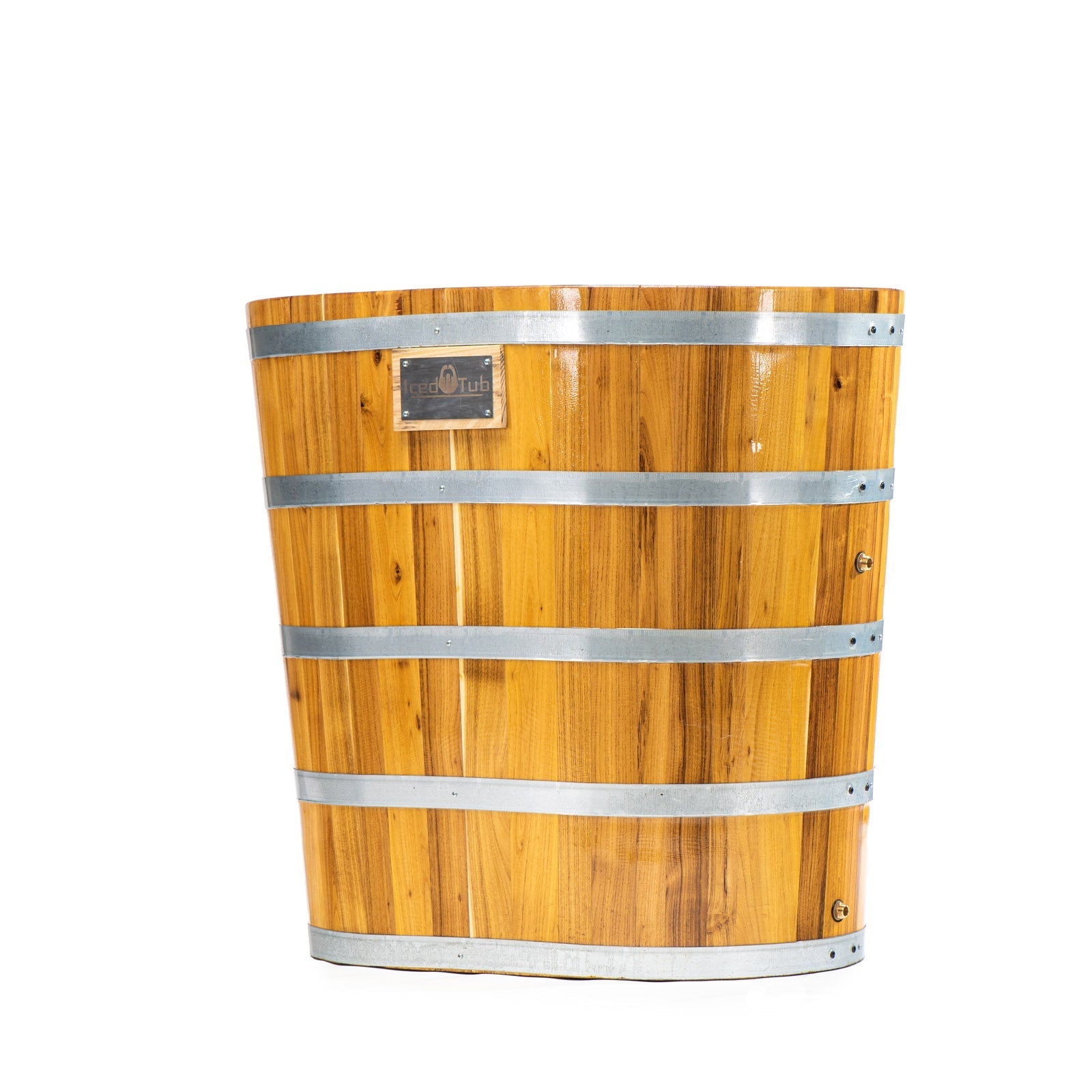 iCed Tub iCedArc Ellipse Shaped Wooden ice bath