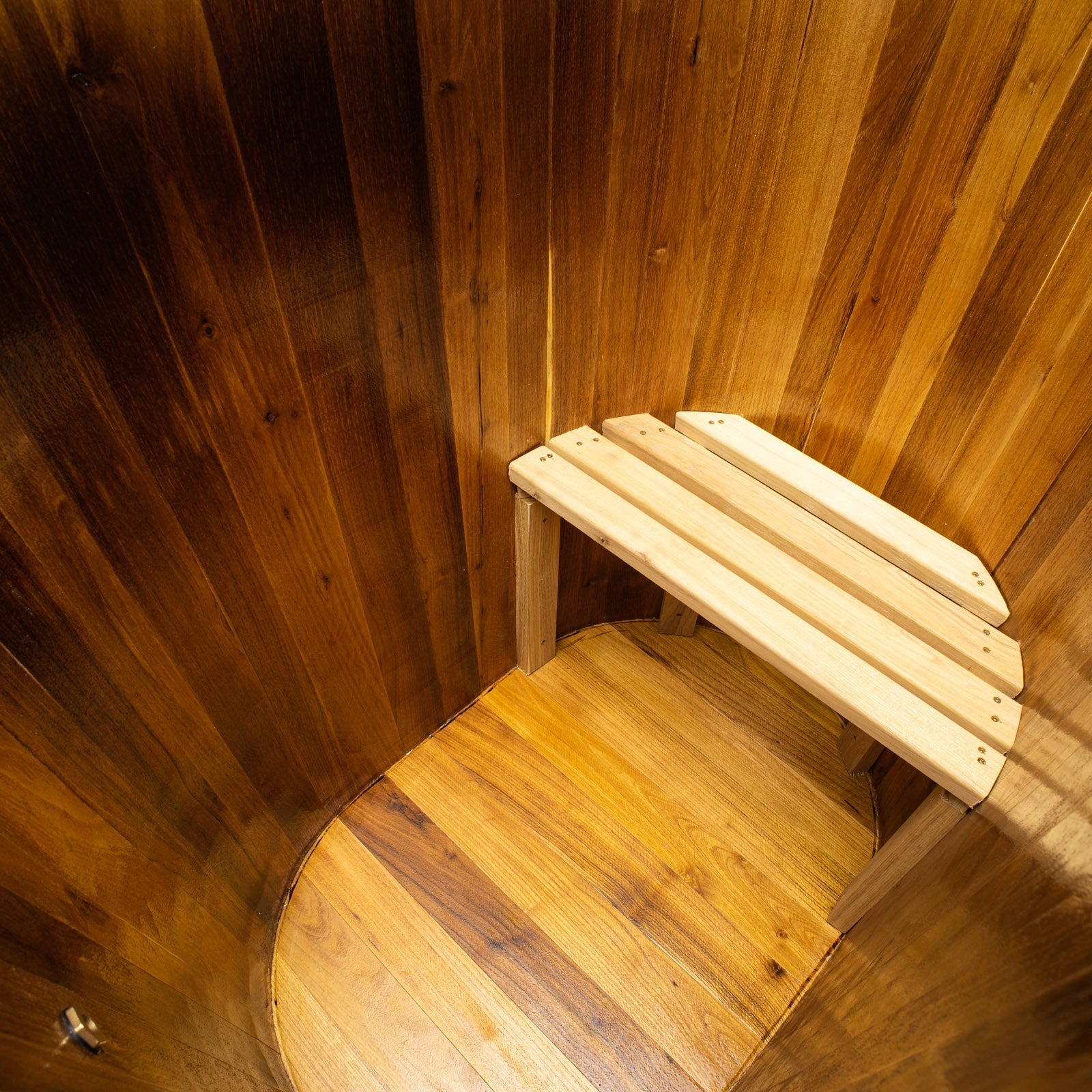 iCed Tub iCedArc Ellipse Shaped Wooden ice bath