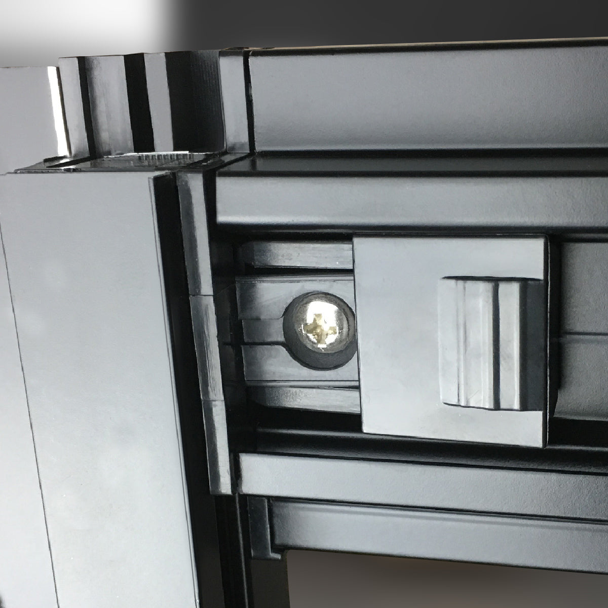 Insignia Platinum Black Framed Rectangular Twin Steam Shower Cabin 1400 x 900